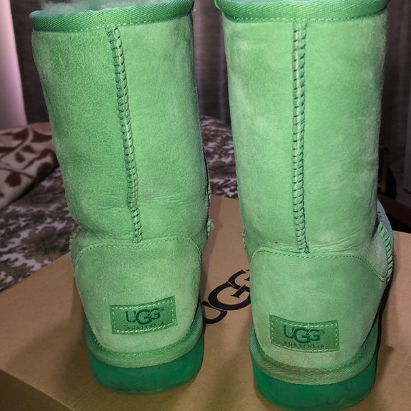 light green uggs